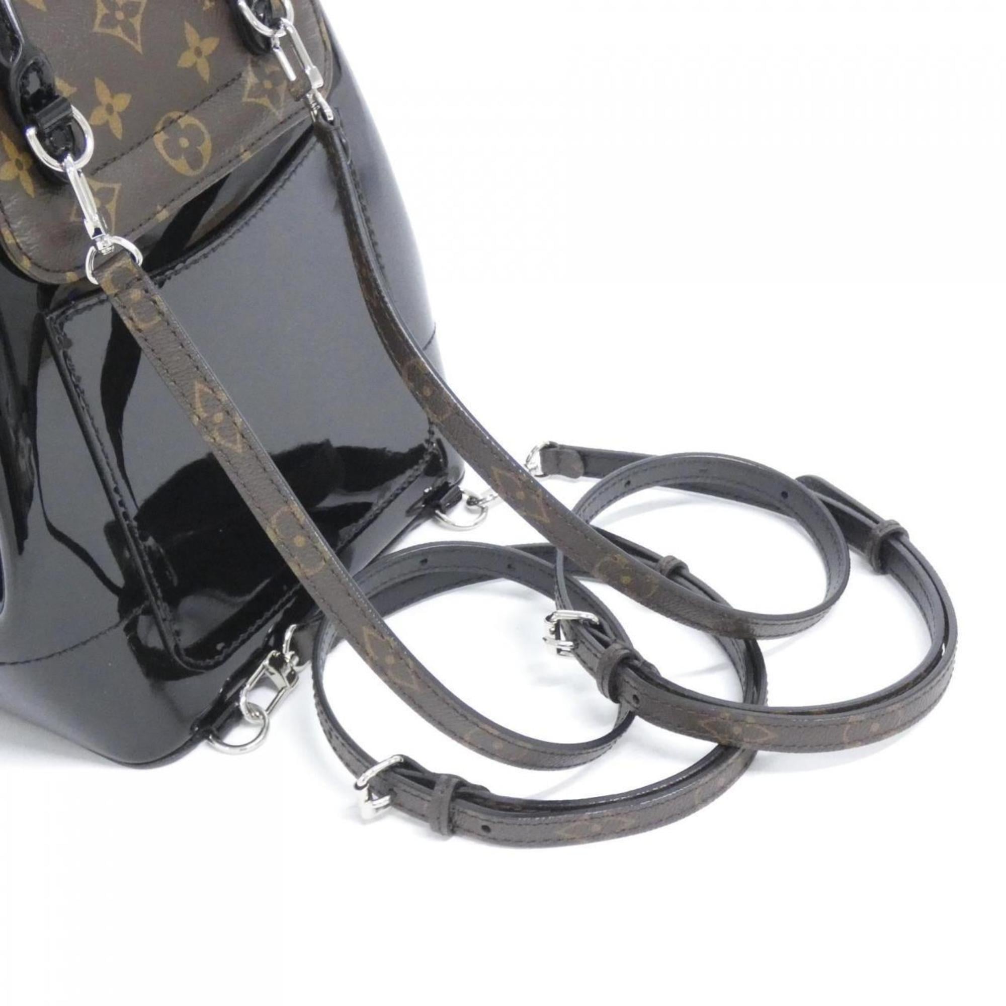 Louis Vuitton Monogram Vernis Black Monogram Monogram Vernis Monogram Backpack (Pre-Owned)