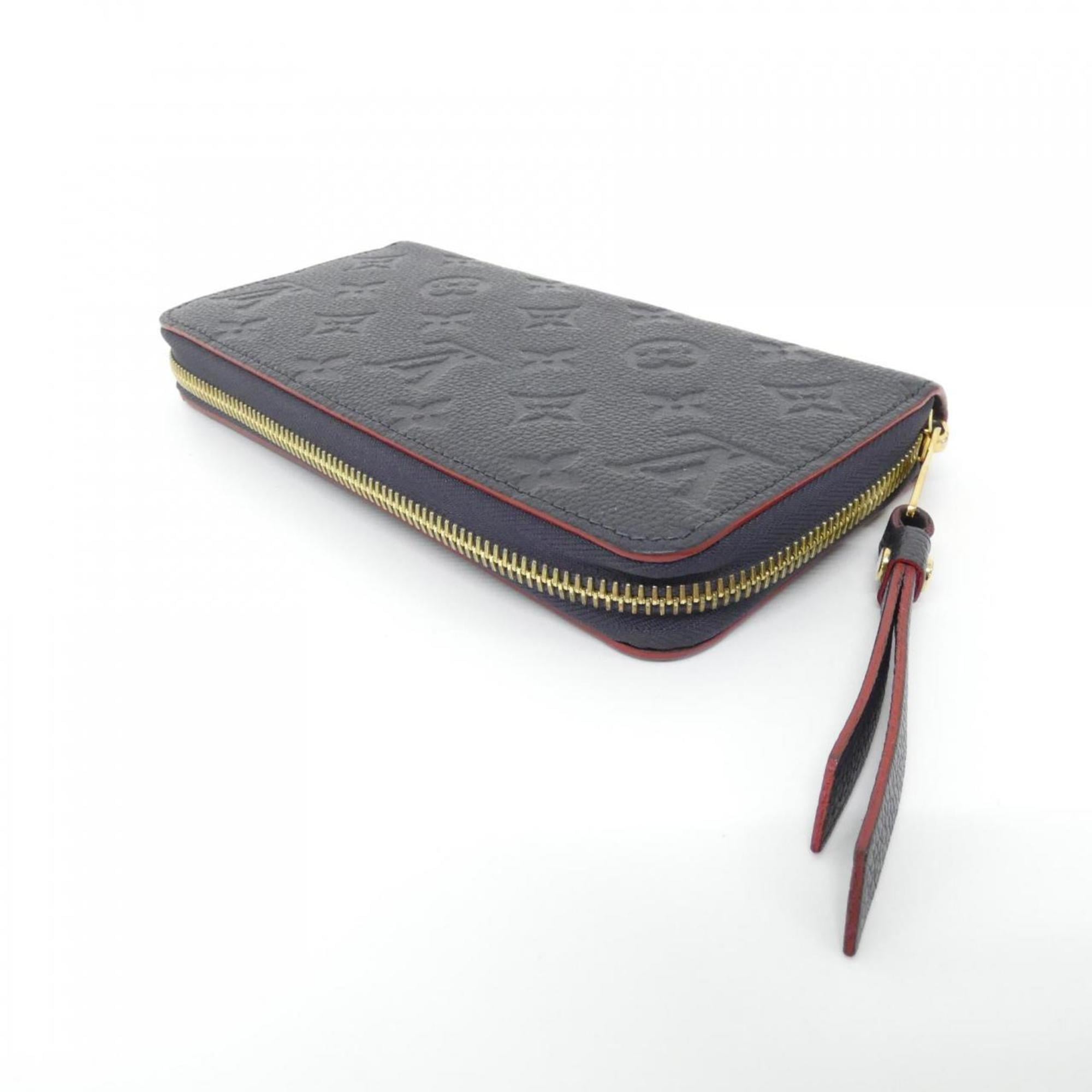 Louis Vuitton Marine Rouge Leather Long Wallet (Bi-Fold) (Pre-Owned)