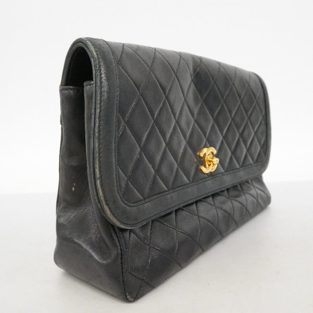 Vintage CC Chain Flap Bag Quilted Lambskin Medium