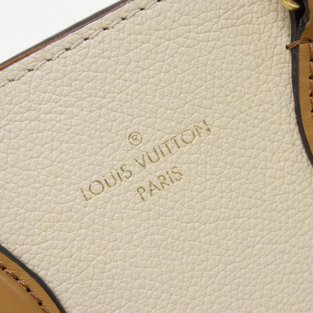 Louis Vuitton Camel Leather Coated Canvas Handbag (Pre-Owned)