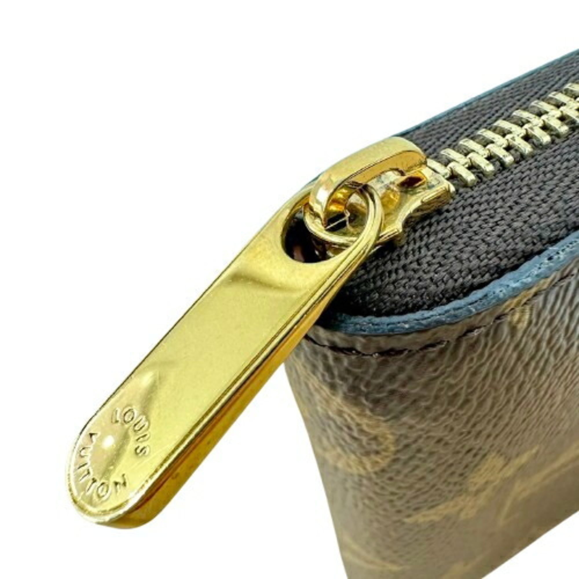Louis Vuitton Brown Monogram Monogram Leather Coin Purse/Coin Case (Pre-Owned)