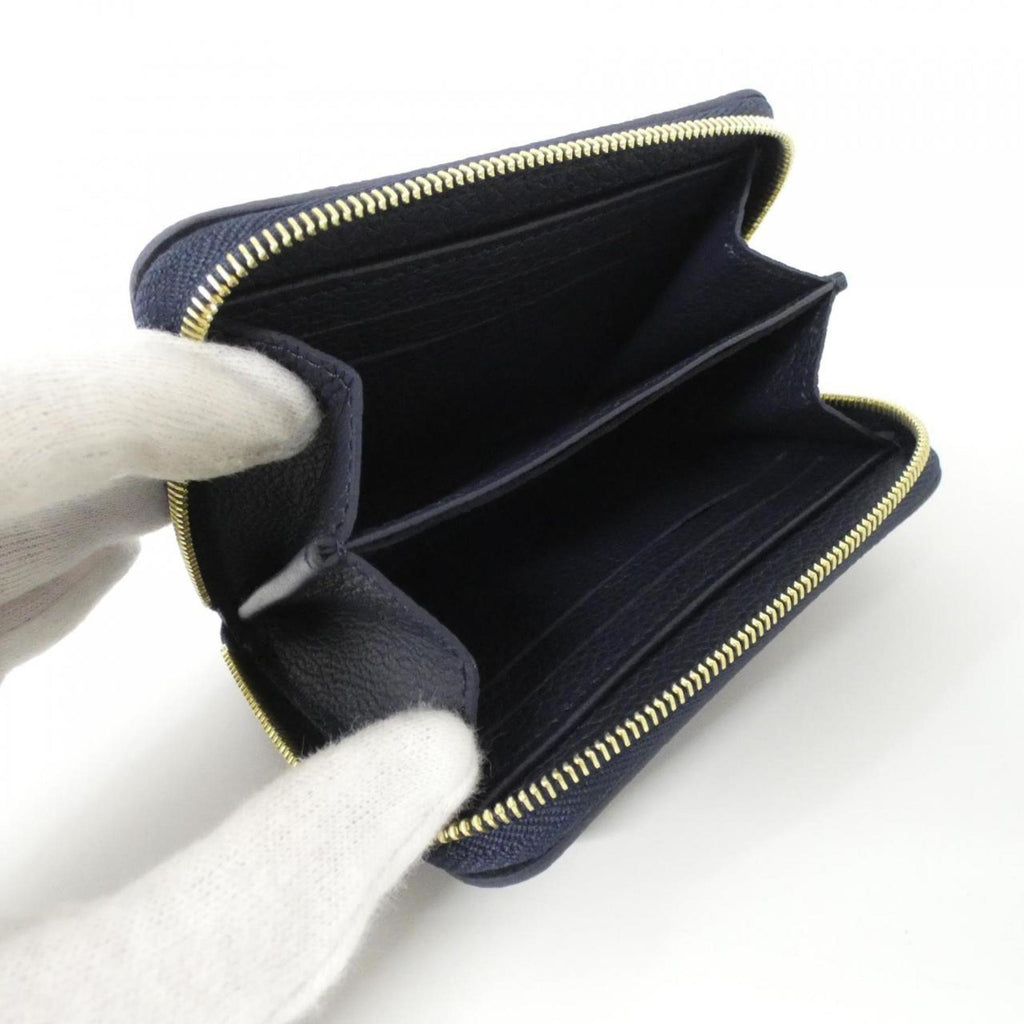Louis Vuitton Bicolor Cream Monogram Navy Monogram Empreinte Leather Coin Purse/Coin Case (Pre-Owned)