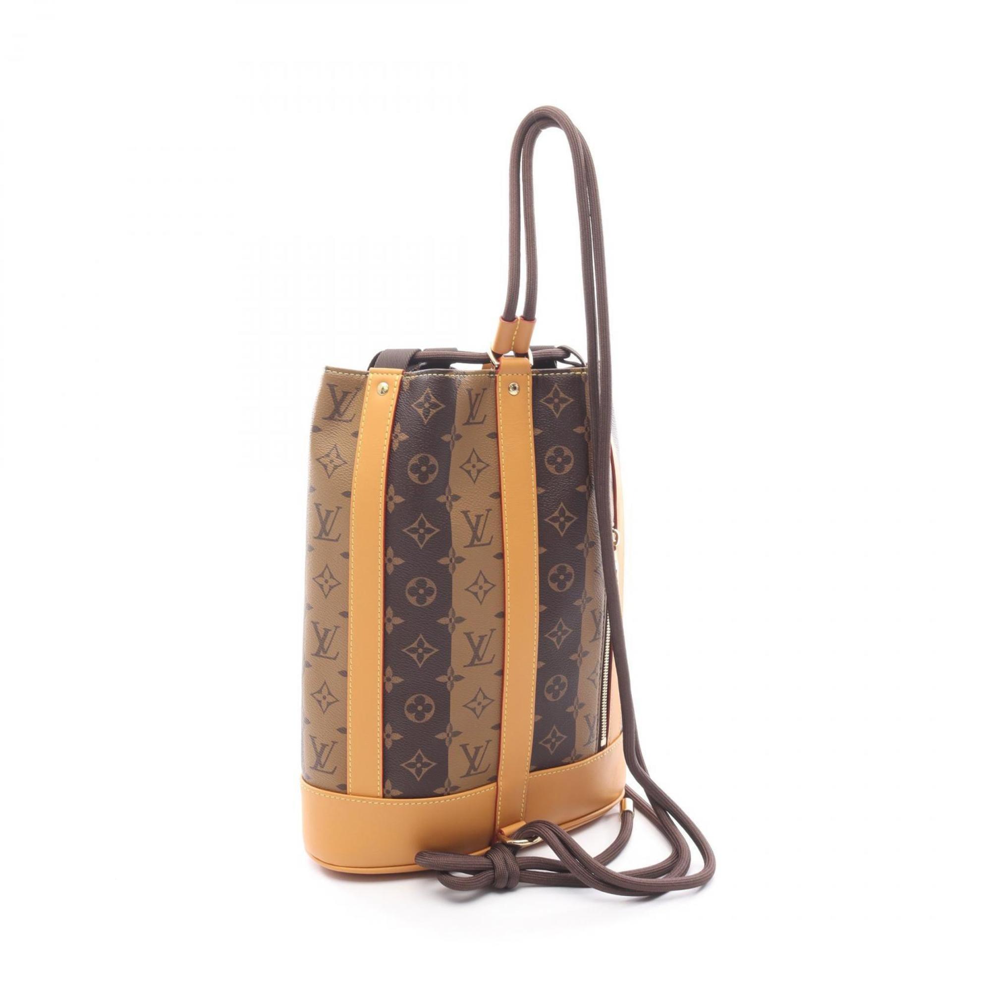 Louis Vuitton Brown Monogram Coated Canvas Shoulder Bag (Pre-Owned)