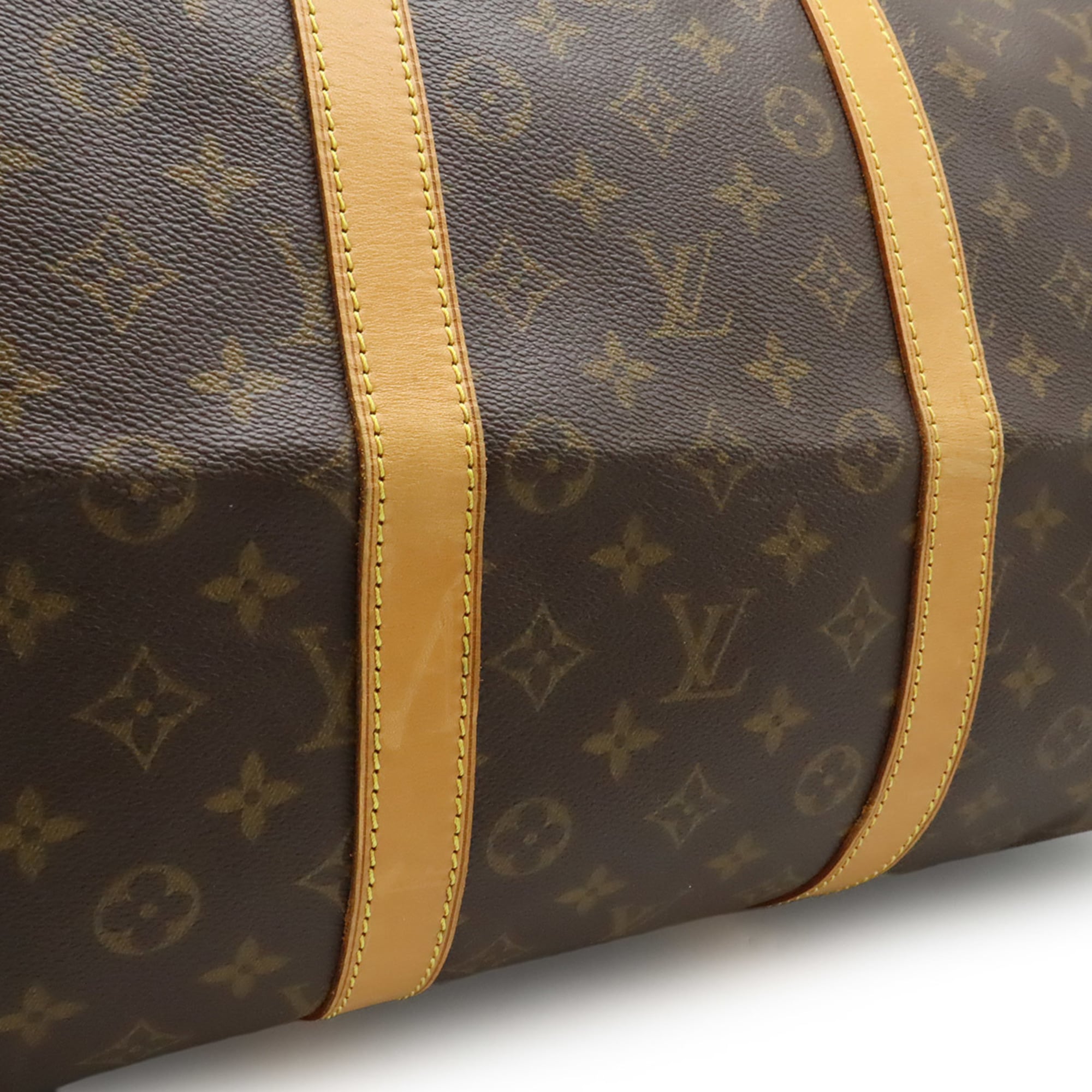 Louis Vuitton Brown Monogram Canvas Boston Bag Handbag (Pre-Owned)