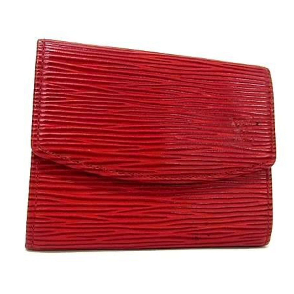 Louis Vuitton Epi Castilian Red Epi Leather Coin Purse/Coin Case (Pre-Owned)