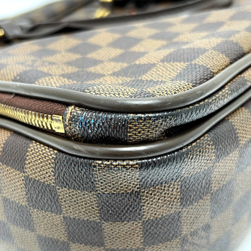 Louis Vuitton Brown Damier Canvas Ebene Damier Canvas Briefcase Handbag (Pre-Owned)