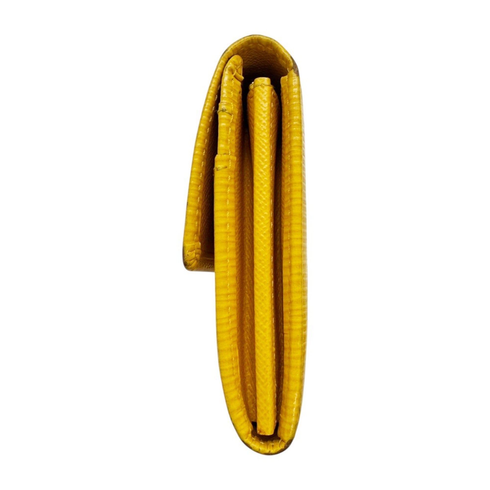 Louis Vuitton Yellow Epi Leather Long Wallet (Bi-Fold) (Pre-Owned)