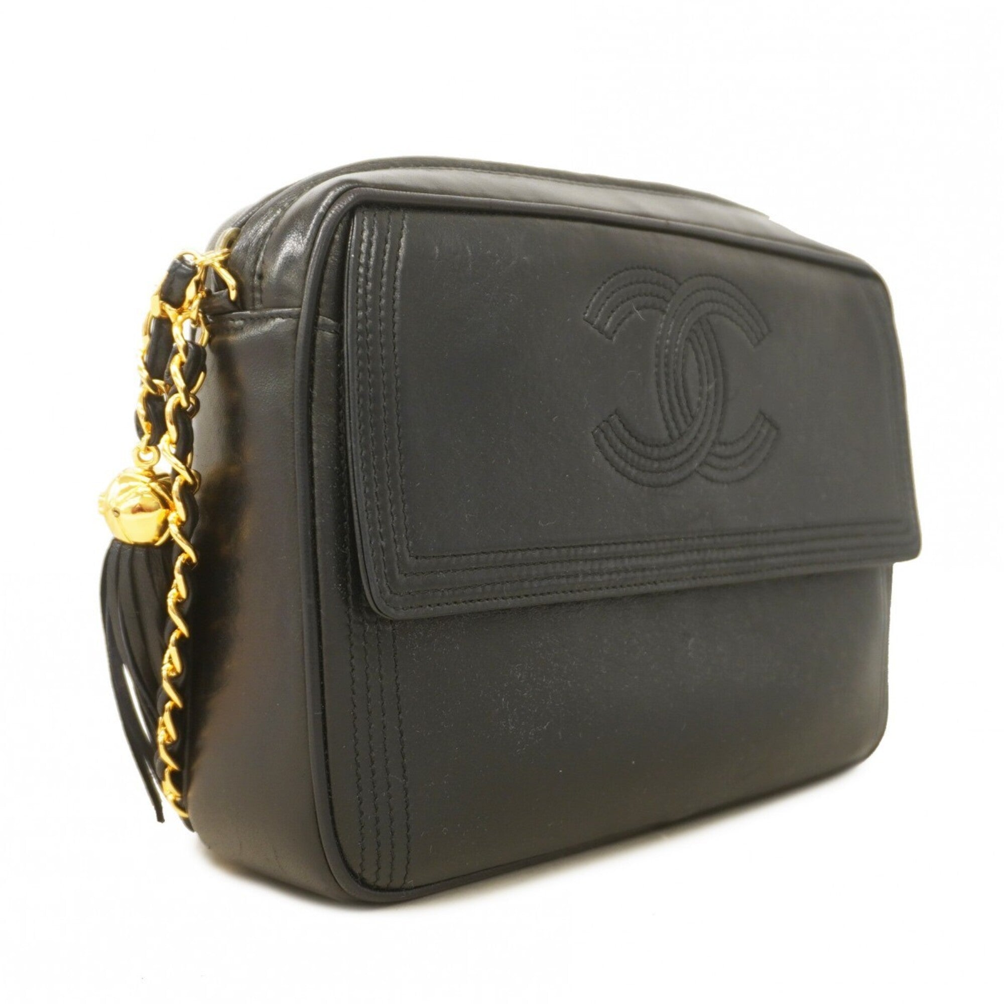 Vintage Front Pocket CC Camera Bag Lambskin Medium