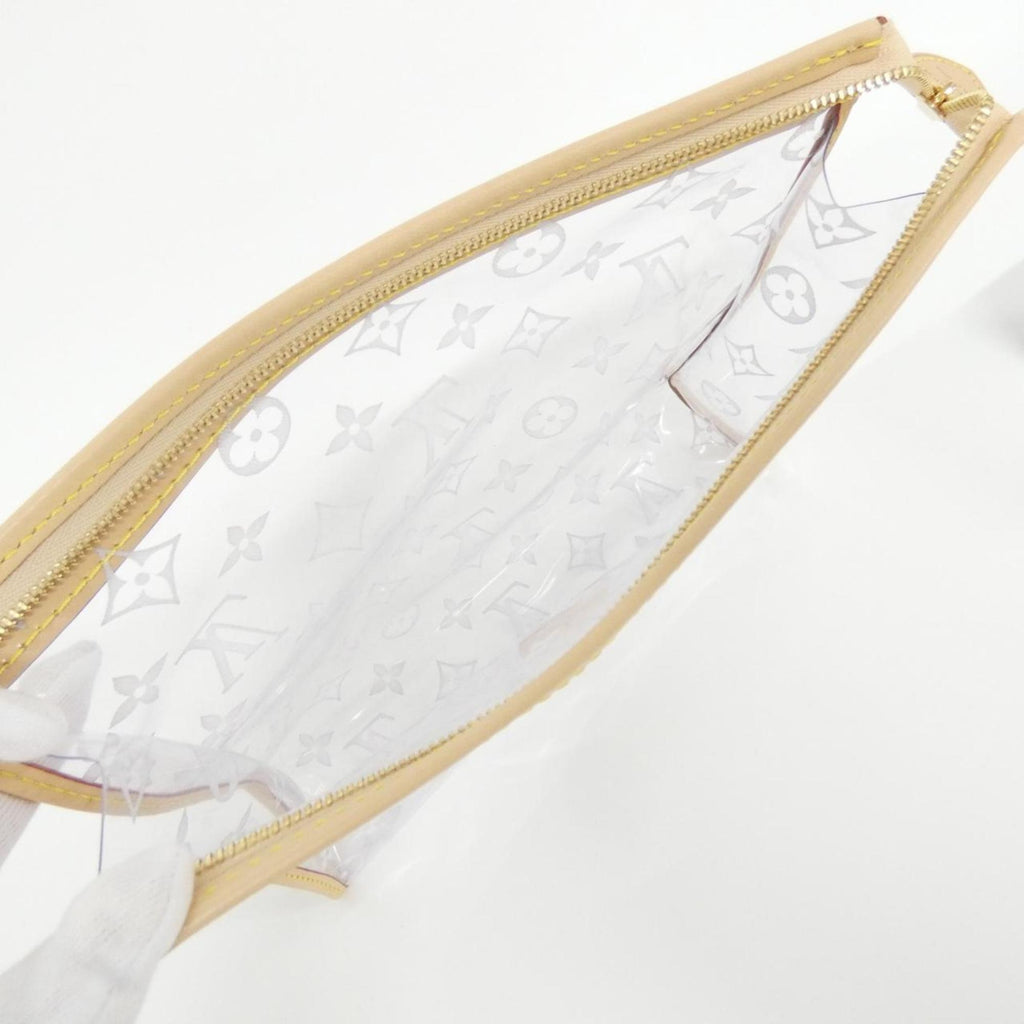 Louis Vuitton Gold Natural Polyester Pouch (Pre-Owned)
