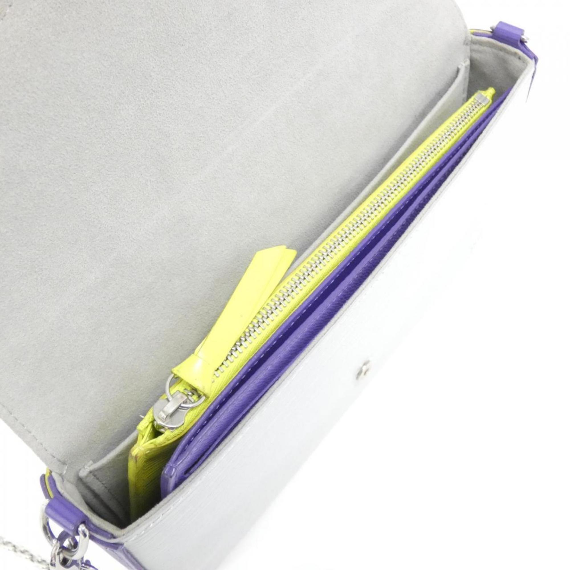 Louis Vuitton Yellow Leather Pochette Shoulder Bag (Pre-Owned)