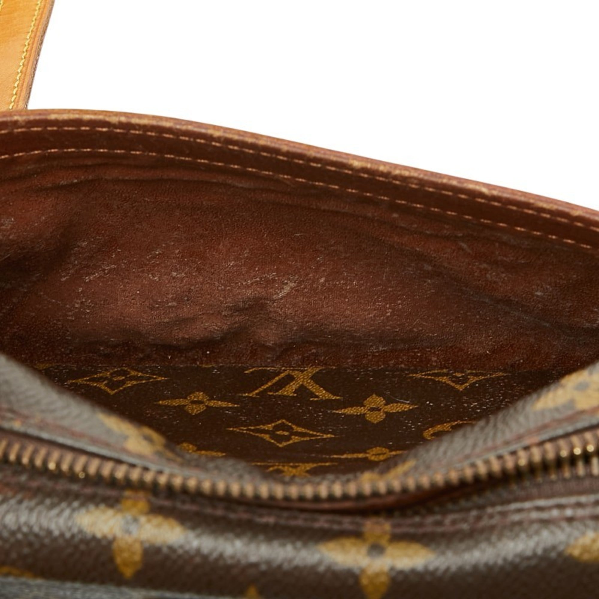 Louis Vuitton Brown Pvc Leather Shoulder Bag (Pre-Owned)