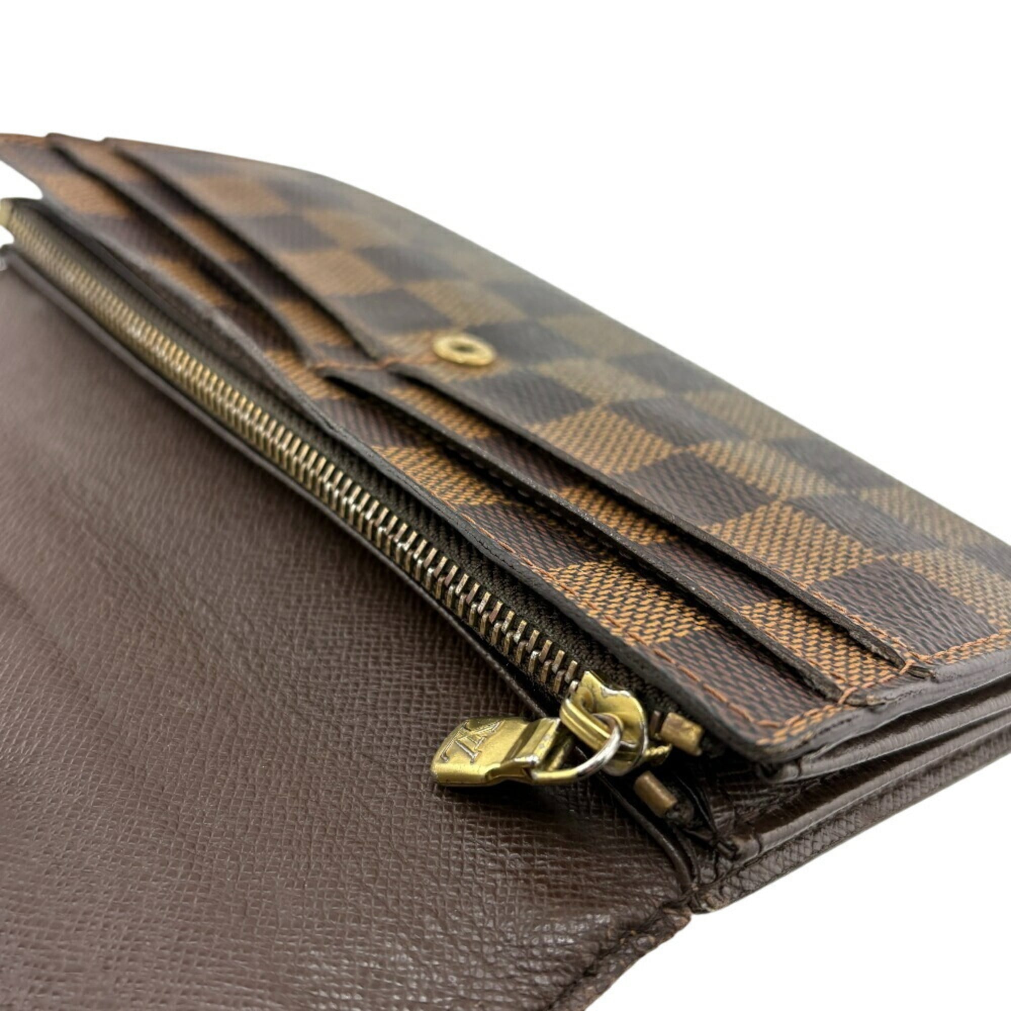 Louis Vuitton Brown Cuir Ombre Leather Coin Purse/Coin Case (Pre-Owned)