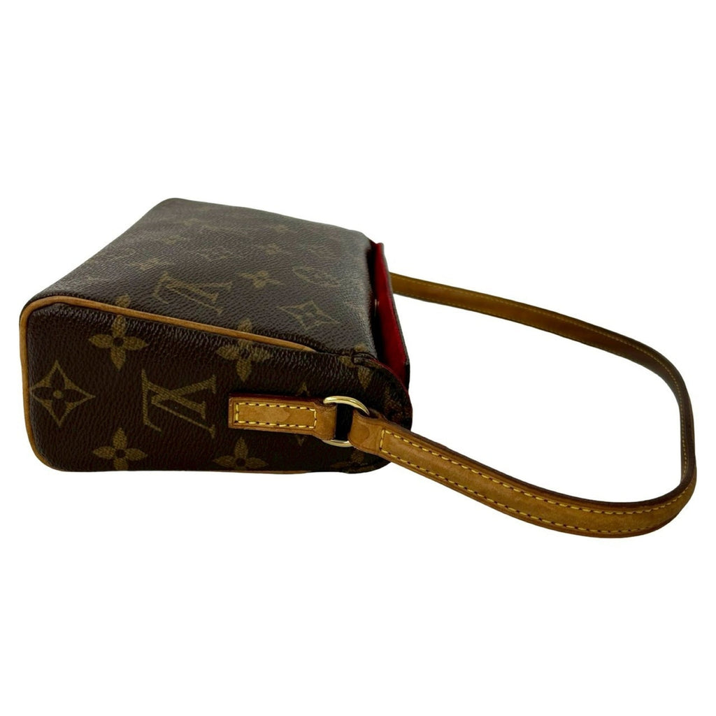 Louis Vuitton Brown Leather Pvc Shoulder Bag (Pre-Owned)