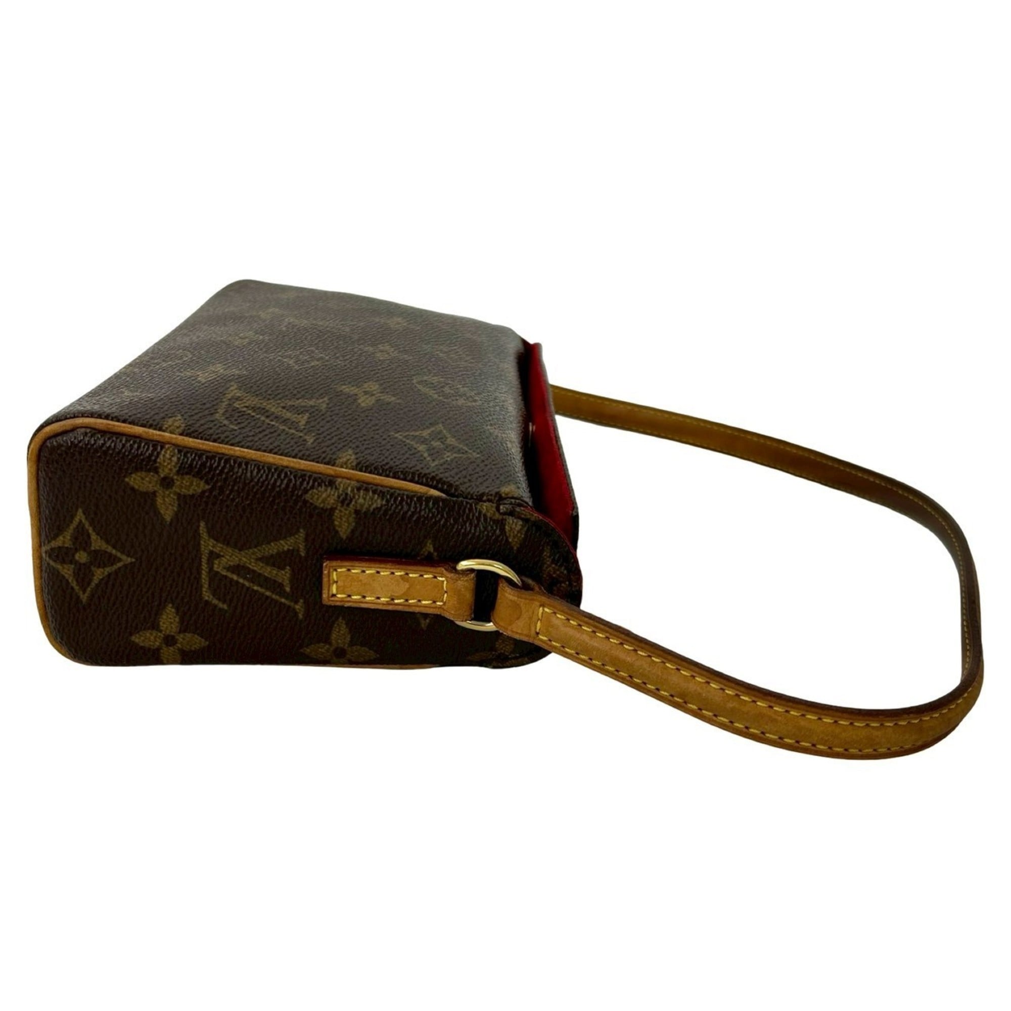 Louis Vuitton Brown Leather Pvc Shoulder Bag (Pre-Owned)