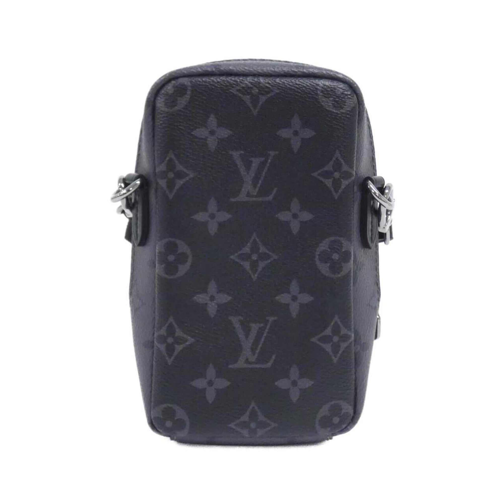 Louis Vuitton Black Coated Canvas Shoulder Bag (Pre-Owned)
