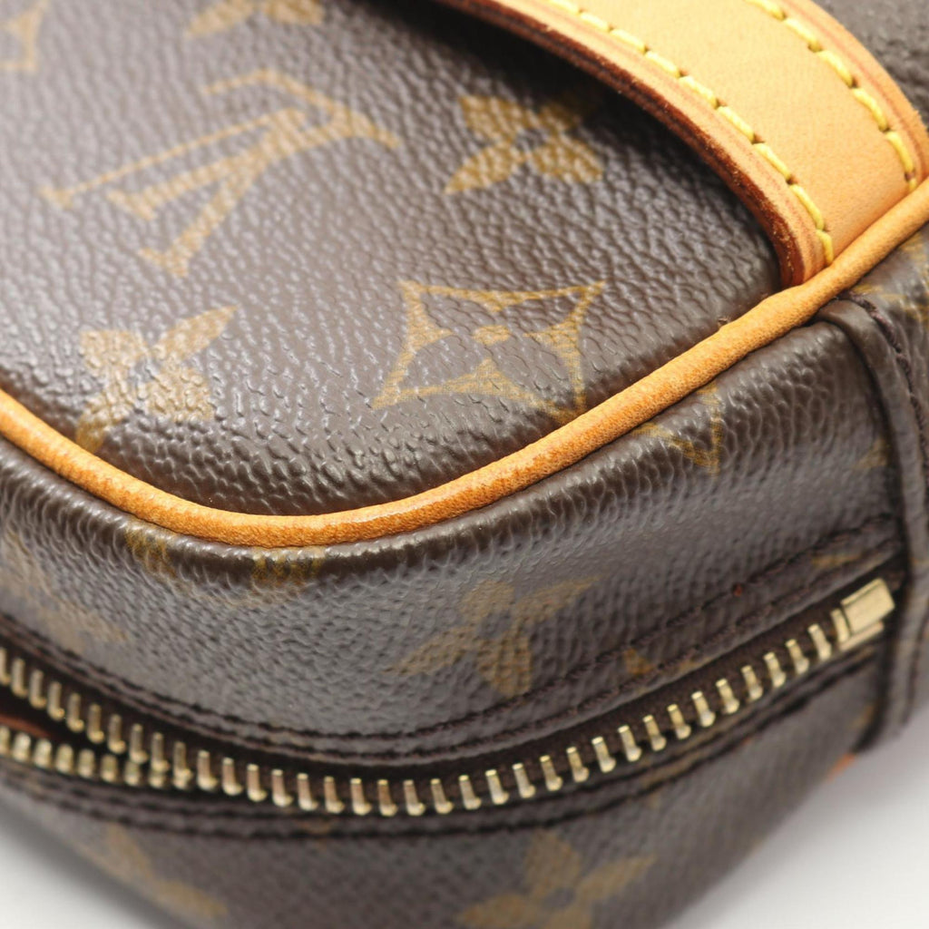 Louis Vuitton Brown Monogram Coated Canvas Leather Shoulder Bag (Pre-Owned)