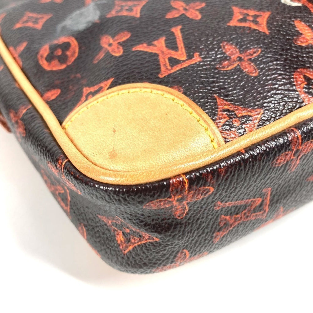 Louis Vuitton Brown Orange Monogram Pochette Shoulder Bag (Pre-Owned)