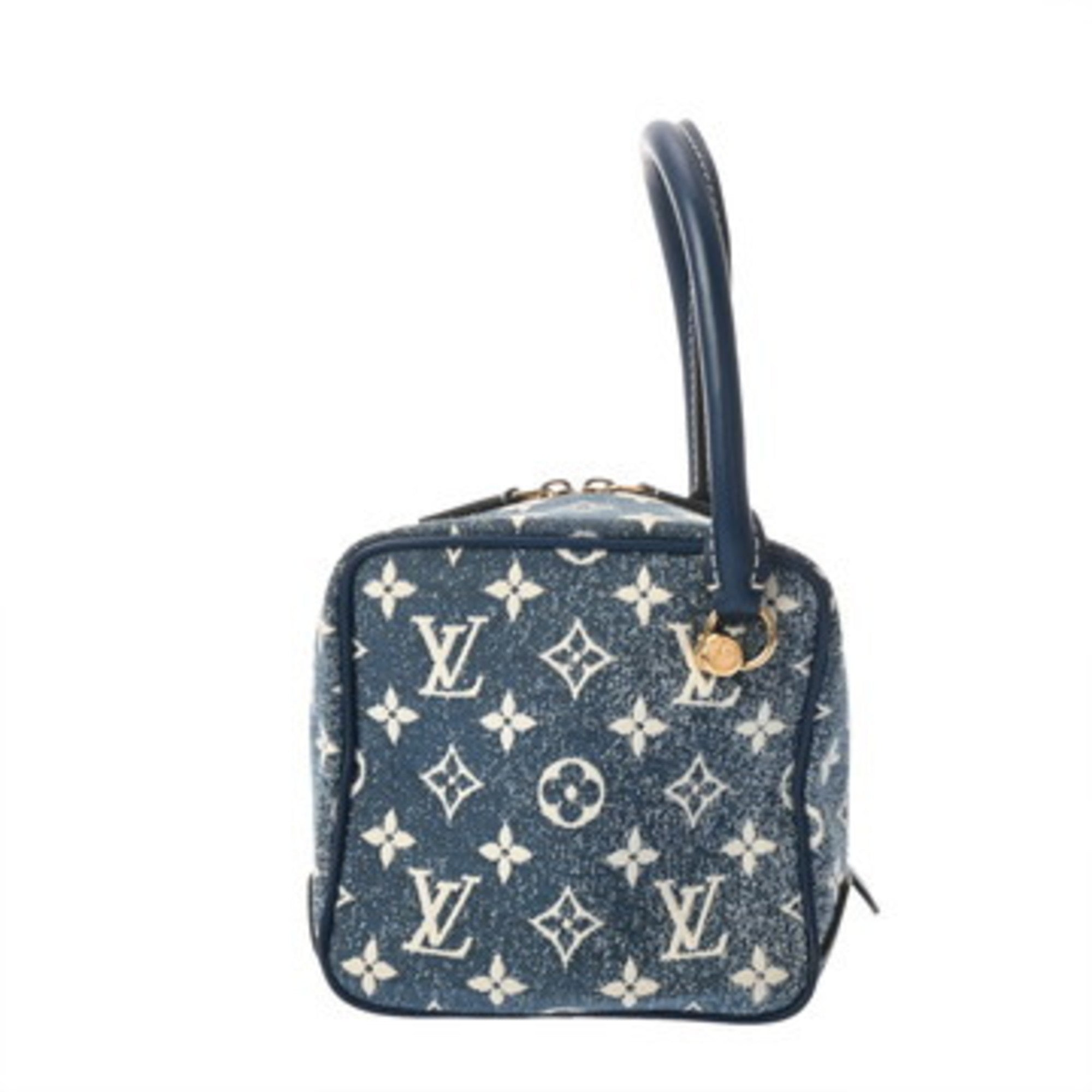 Square Bag Monogram Jacquard Denim