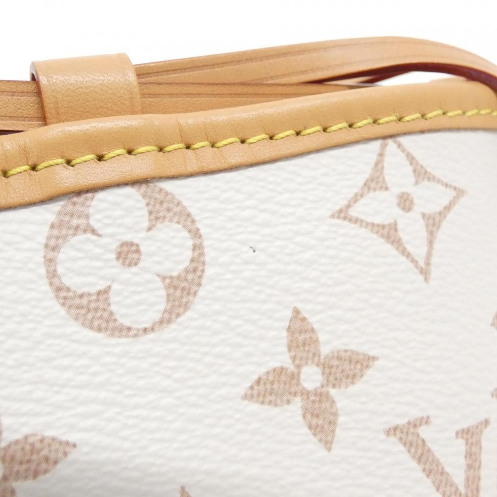 Louis Vuitton Beige Dune Coated Canvas Shoulder Bag (Pre-Owned)