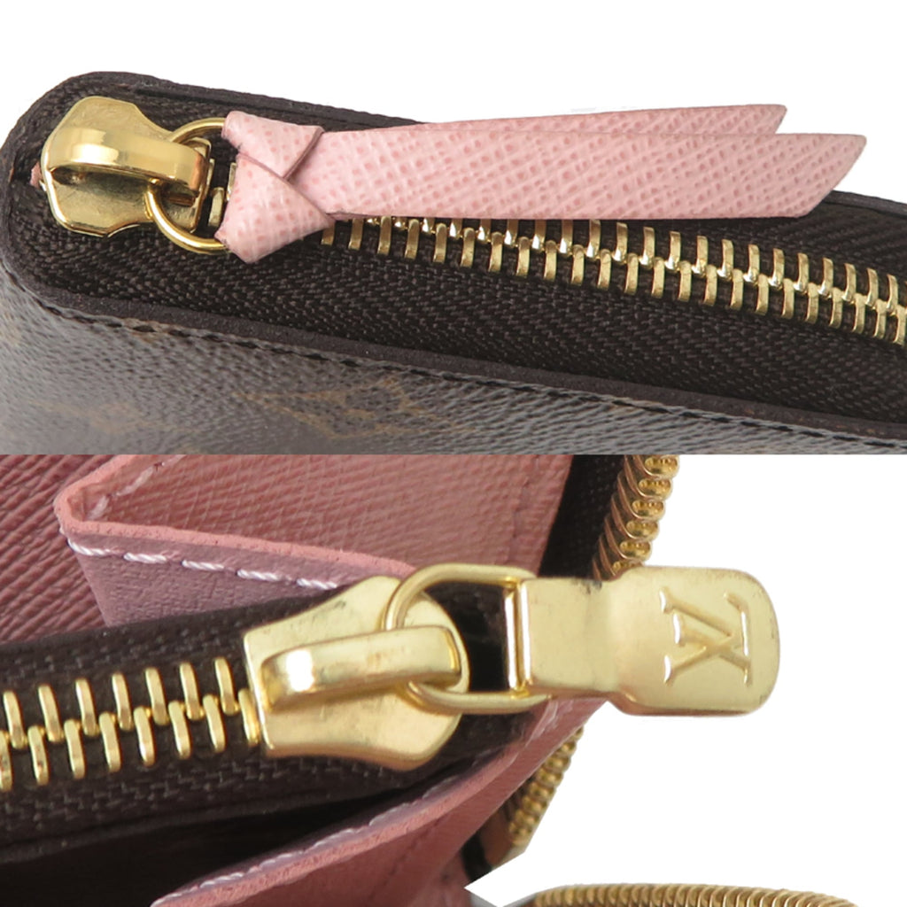 Louis Vuitton Rose Ballerine Monogram Long Wallet (Bi-Fold) (Pre-Owned)