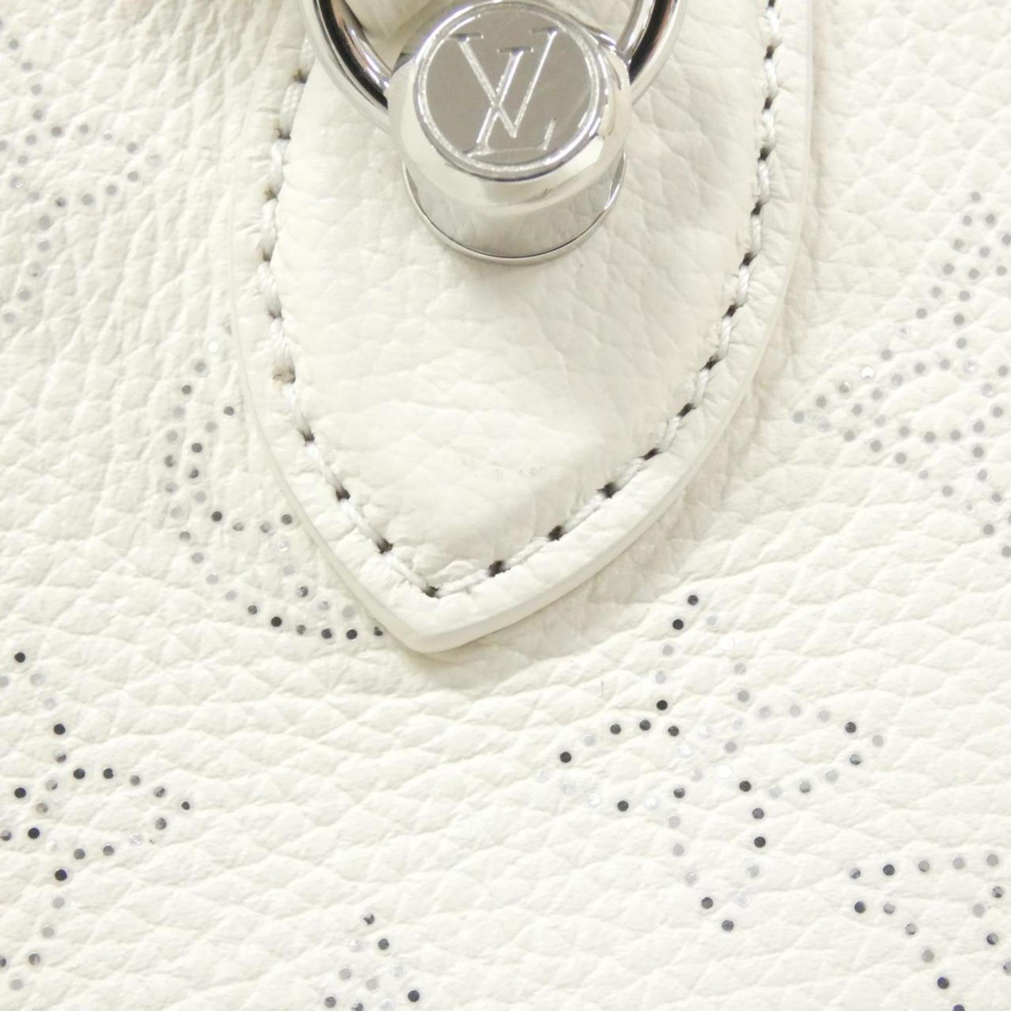 Louis Vuitton Mahina White Leather Handbag (Pre-Owned)