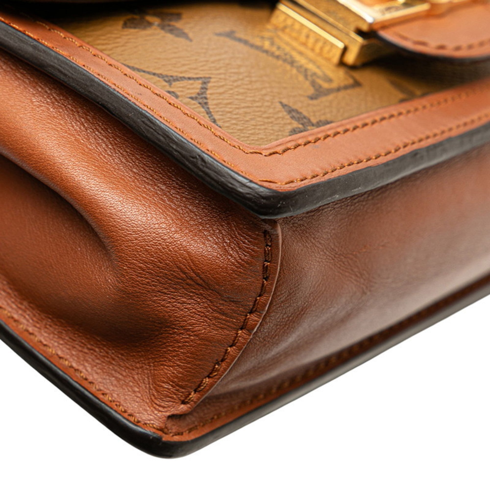 Louis Vuitton Monogram Reverse Brown Pvc Leather Sling Bag (Pre-Owned)