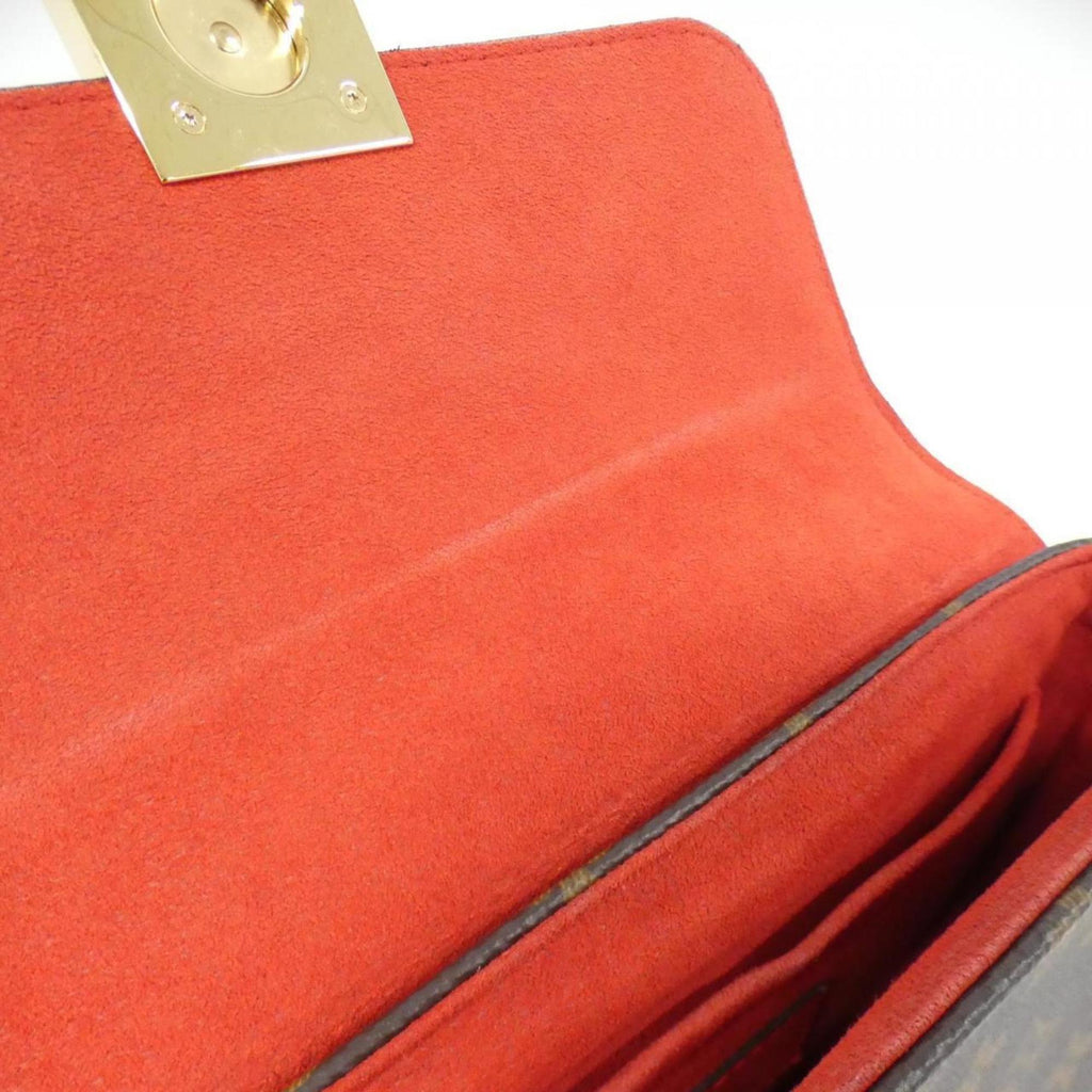 Louis Vuitton Brown Coquelicots Coated Canvas Leather Handbag (Pre-Owned)