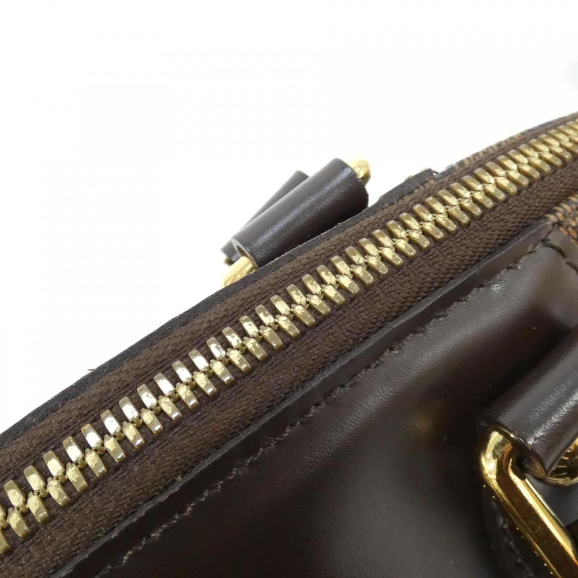 Louis Vuitton Brown Coated Canvas Handbag (Pre-Owned)