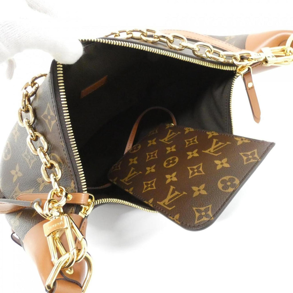 Louis Vuitton Marron Coated Canvas Shoulder Bag (Pre-Owned)