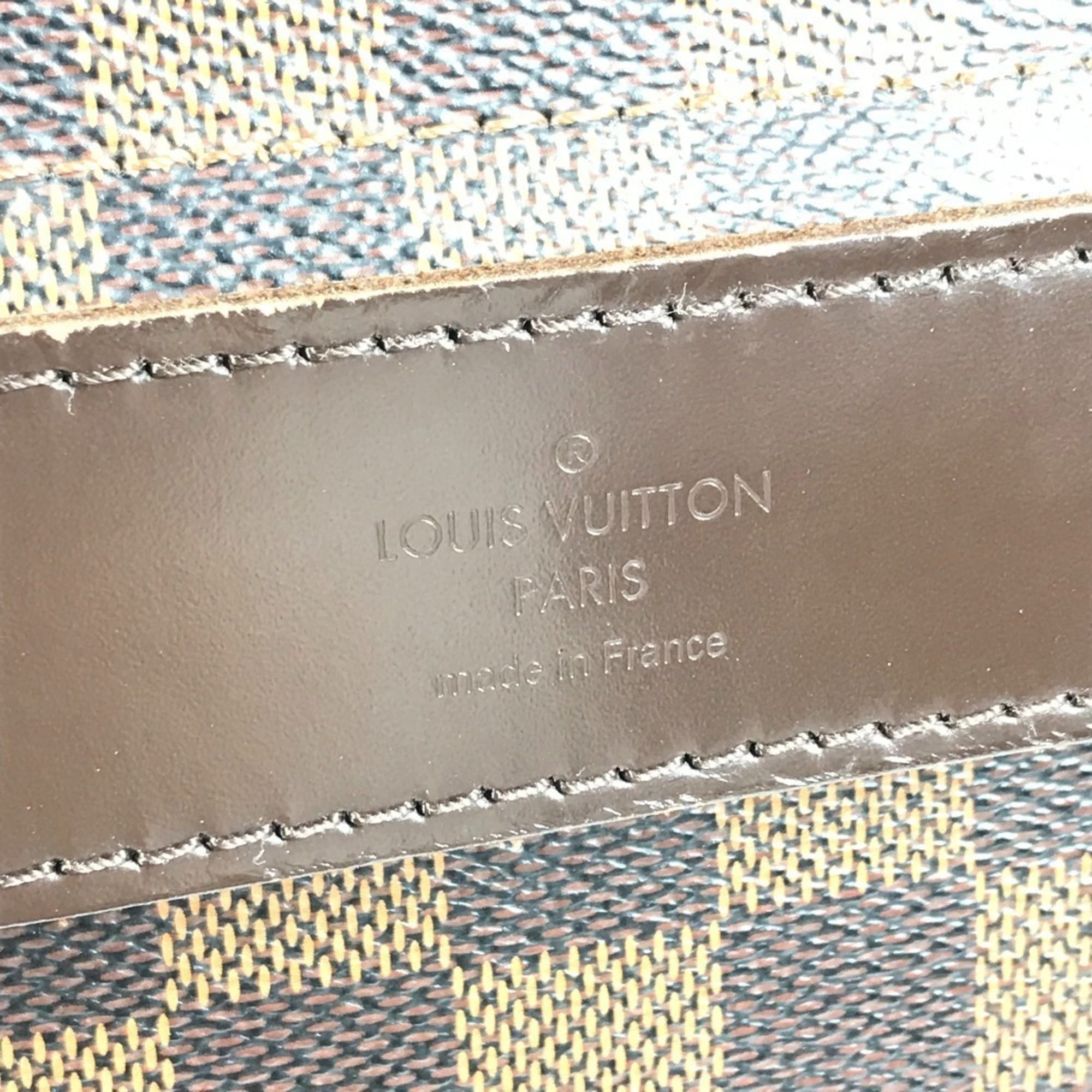 Louis Vuitton Damier Brown Ebene Damier Canvas Messenger Bag Shoulder Bag (Pre-Owned)