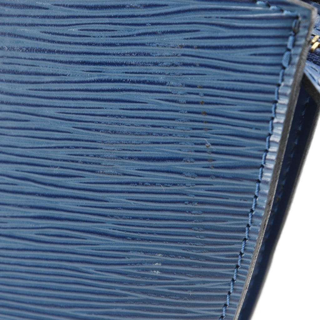 Louis Vuitton Epi Blue Toledo Blue Epi Leather Handbag (Pre-Owned)