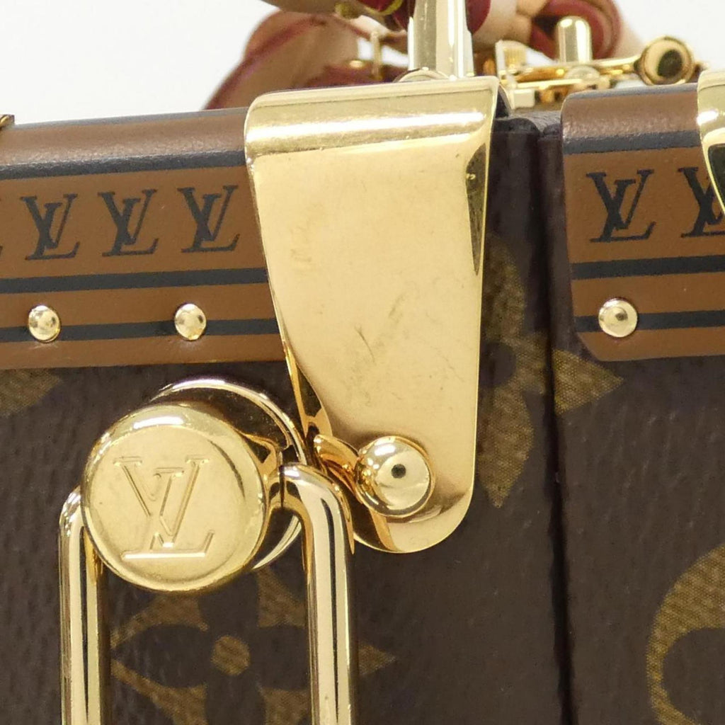 Louis Vuitton Marron Coated Canvas Handbag (Pre-Owned)