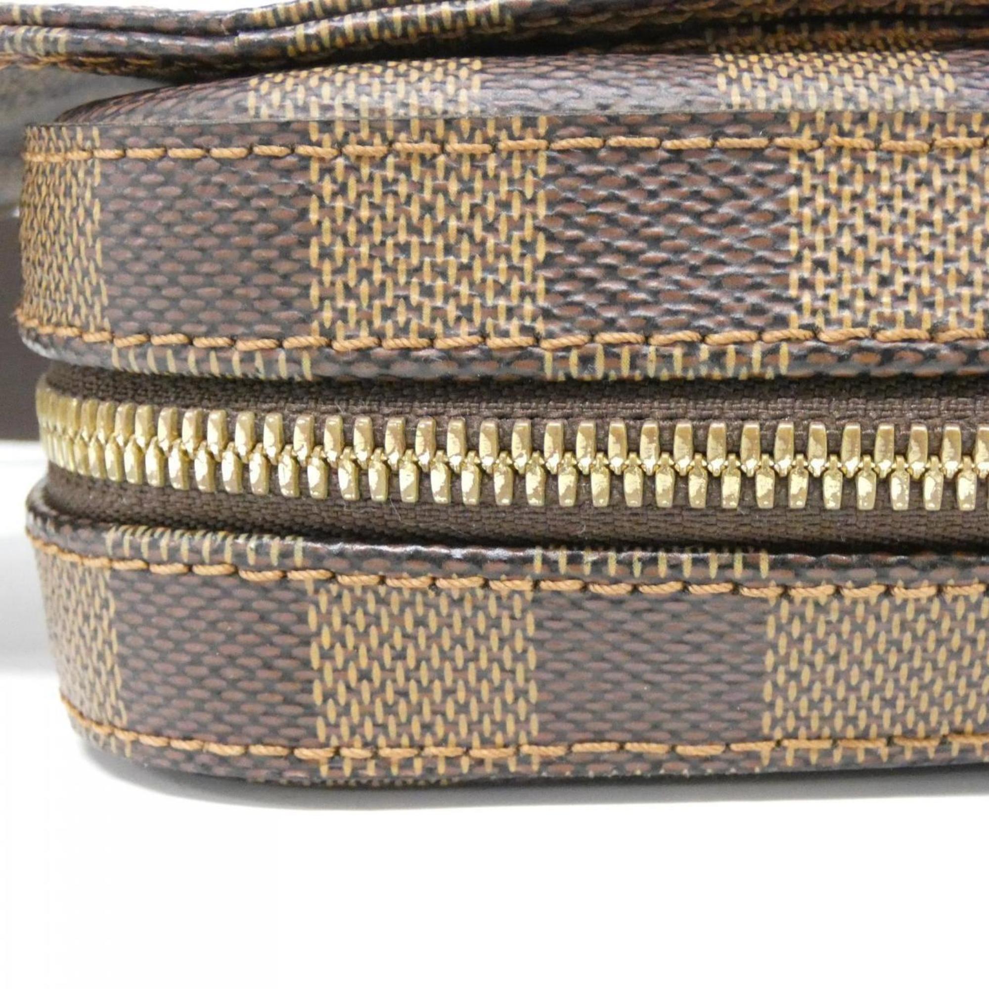 Louis Vuitton Ebene Coated Canvas Shoulder Bag (Pre-Owned)