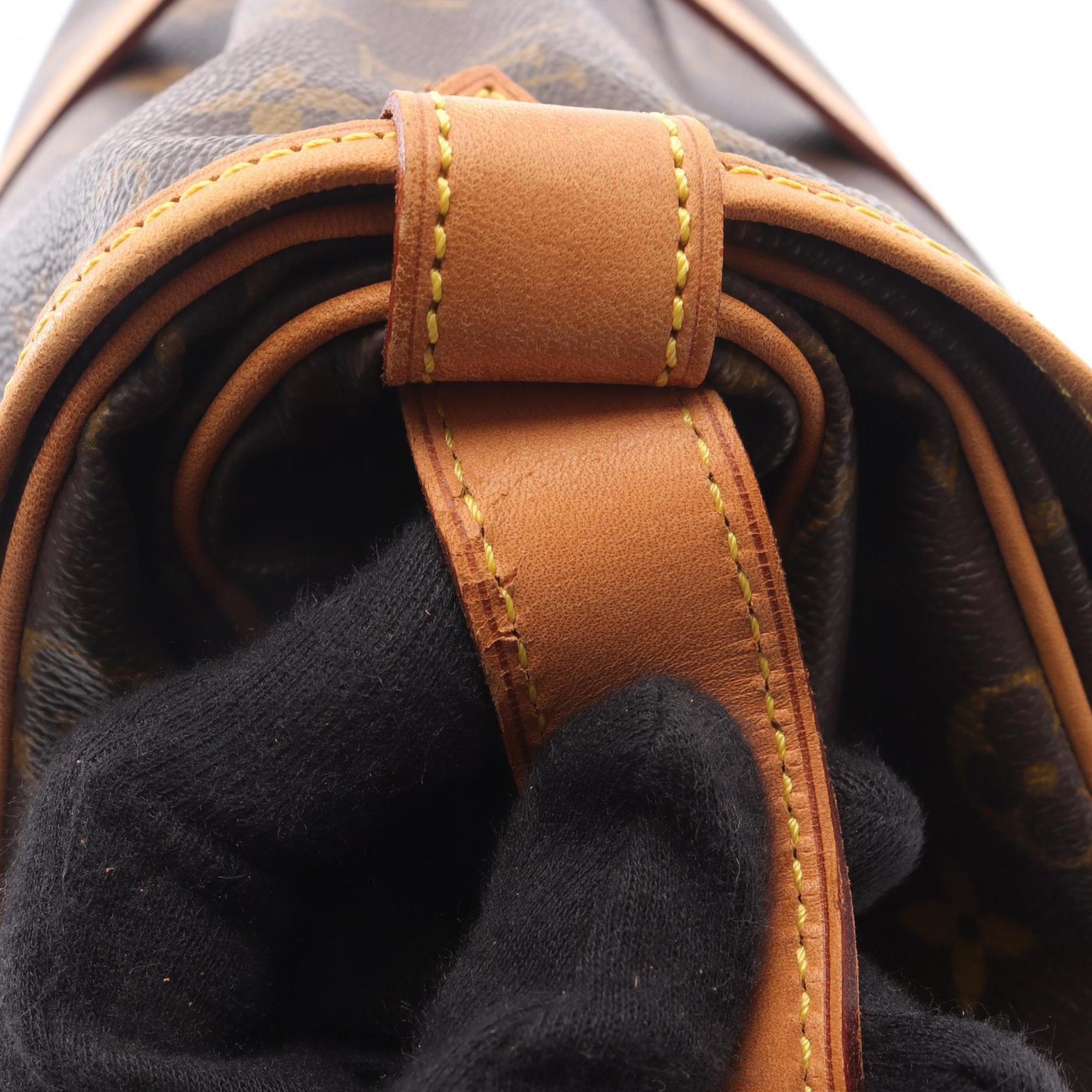 Louis Vuitton Brown Monogram Coated Canvas Pvc Leather Shoulder Bag (Pre-Owned)
