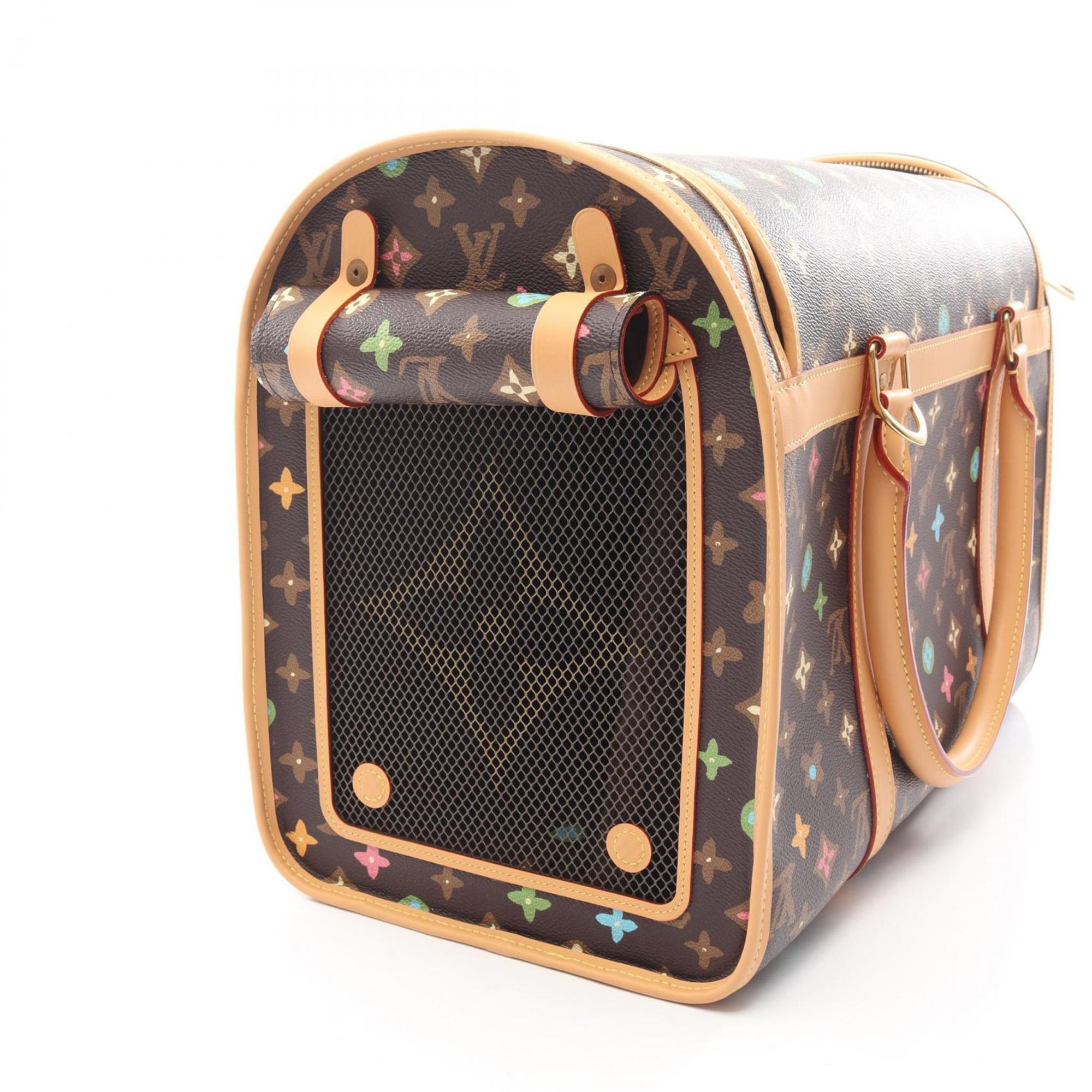Louis Vuitton Brown Multi-Color Pvc Leather Handbag (Pre-Owned)