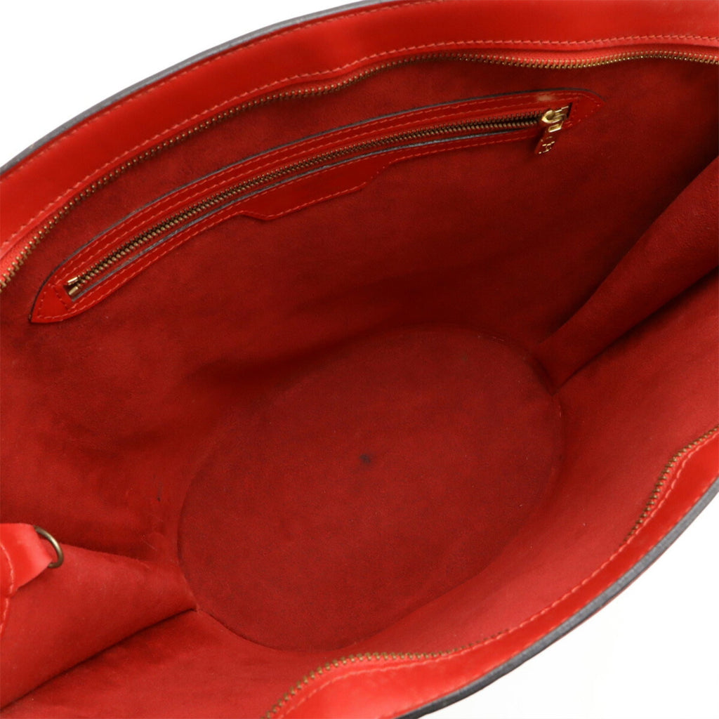 Louis Vuitton Castilian Red Epi Leather Shoulder Bag Tote Bag (Pre-Owned)