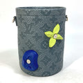 Louis Vuitton Gray Leather Shoulder Bag (Pre-Owned)