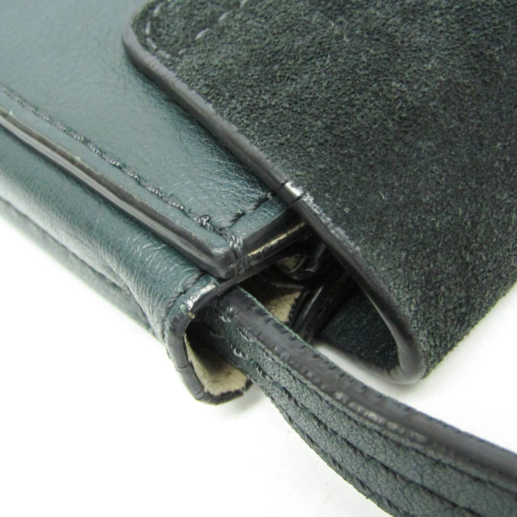 Faye Shoulder Bag Leather and Suede Small