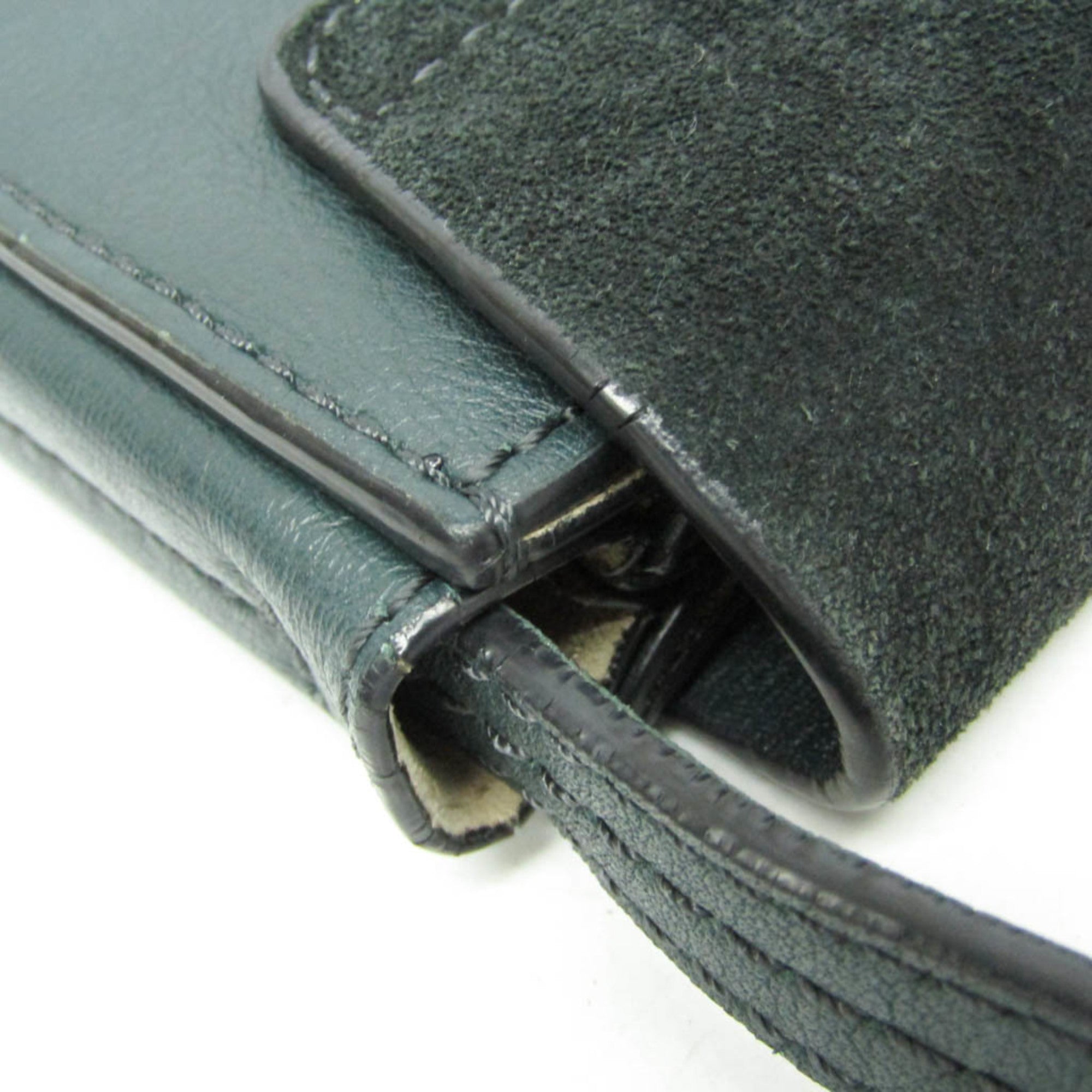Faye Shoulder Bag Leather and Suede Small