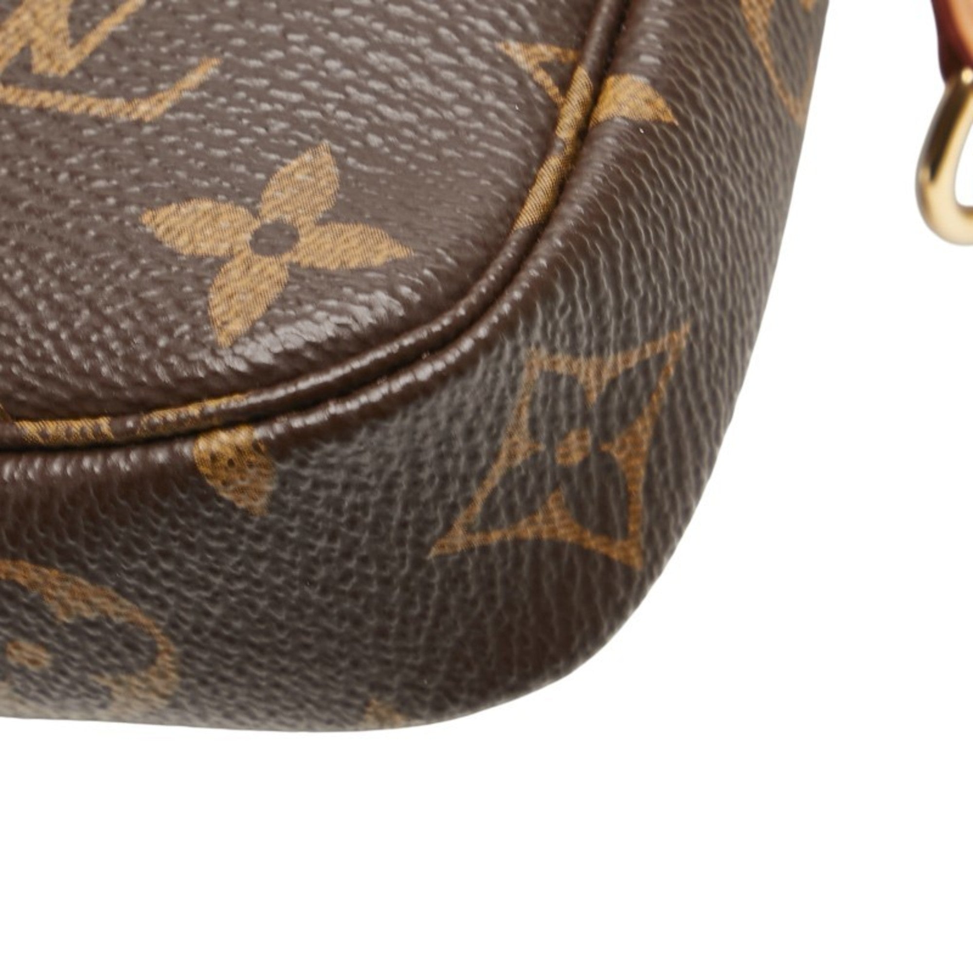Louis Vuitton Monogram Brown Pvc Leather Pochette (Pre-Owned)