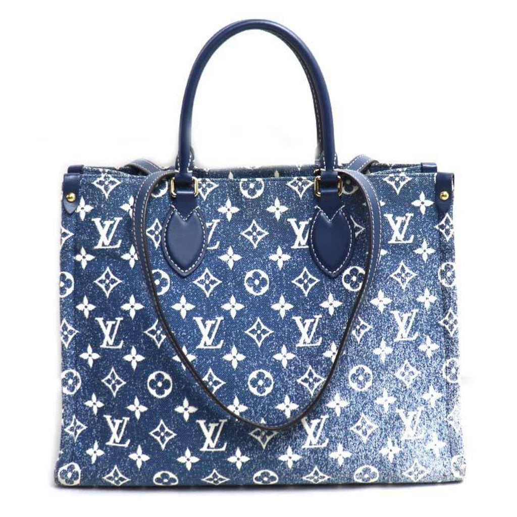 Louis Vuitton Blue Denim Shoulder Bag (Pre-Owned)