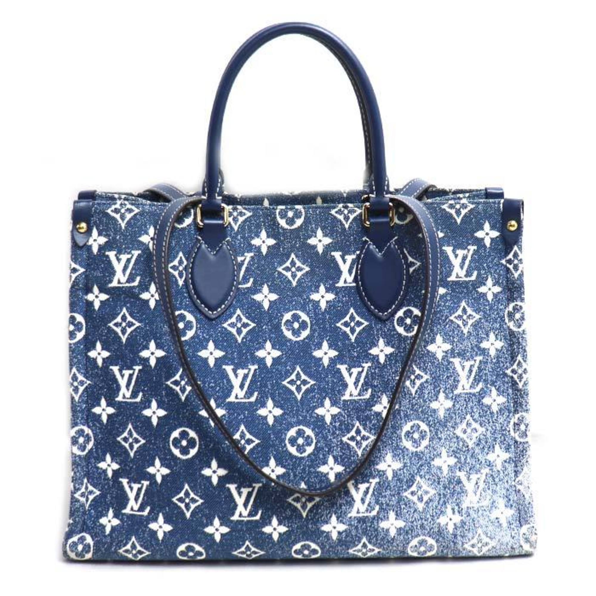 Louis Vuitton Blue Denim Shoulder Bag (Pre-Owned)