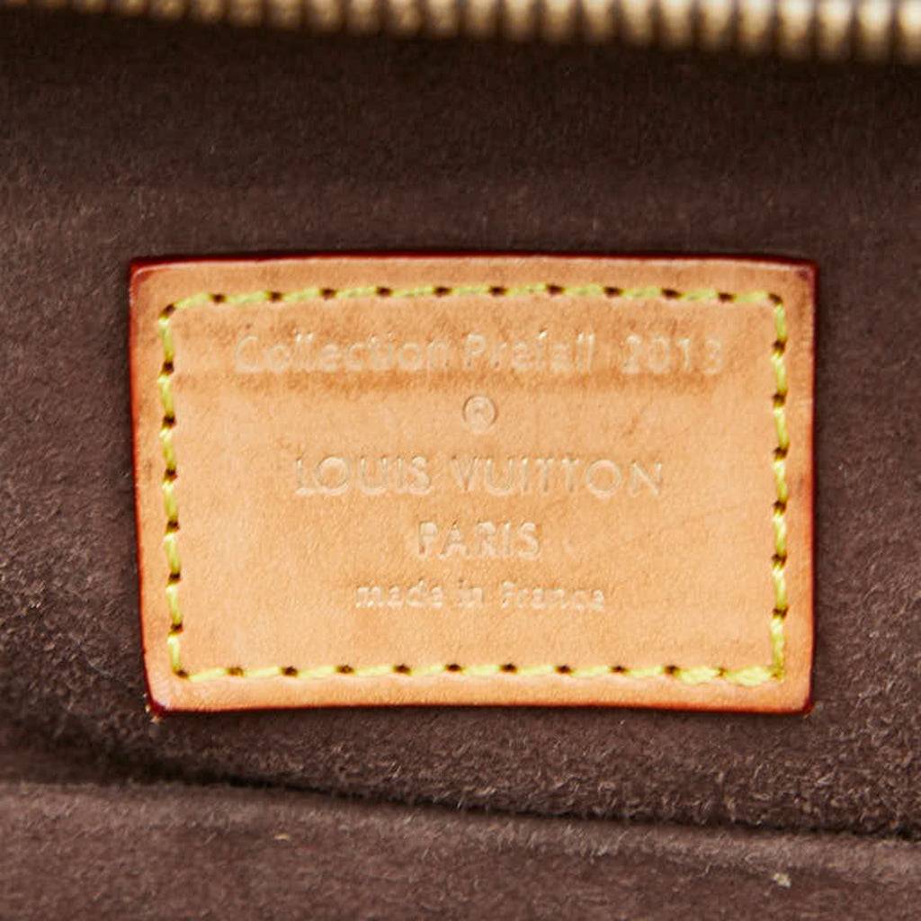 Louis Vuitton Brown Pvc Leather Handbag (Pre-Owned)