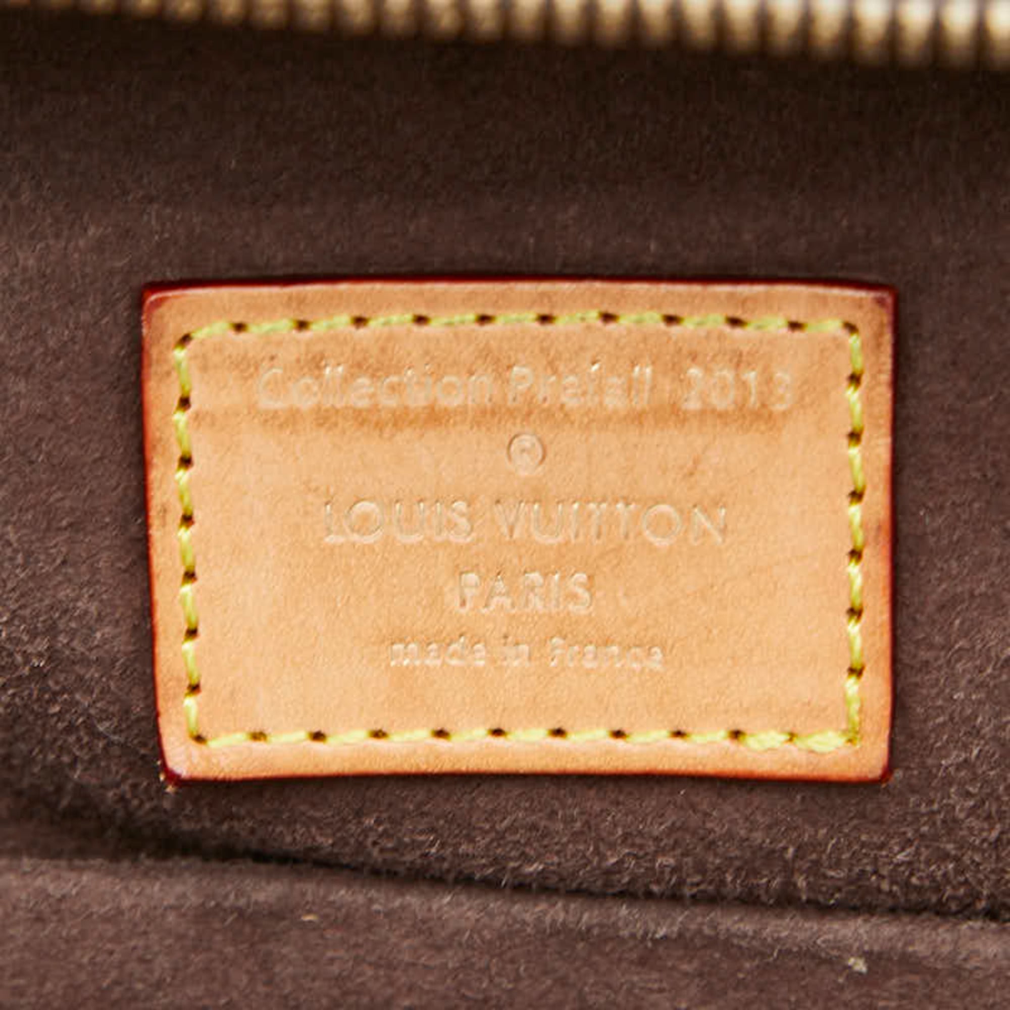 Louis Vuitton Brown Pvc Leather Handbag (Pre-Owned)