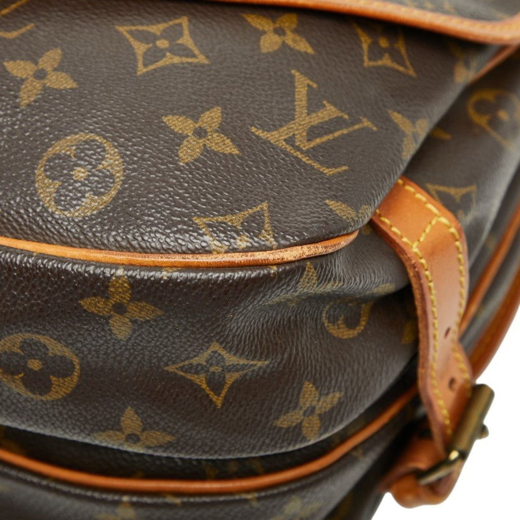 Louis Vuitton Brown Pvc Leather Shoulder Bag (Pre-Owned)
