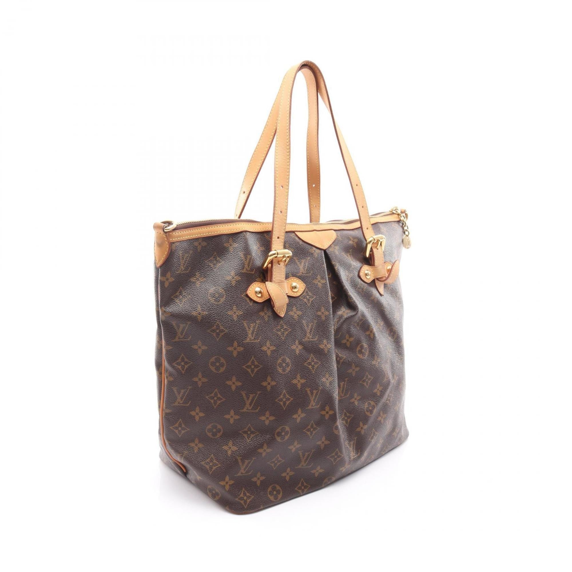 Louis Vuitton Brown Pvc Coated Canvas Leather Shoulder Bag (Pre-Owned)