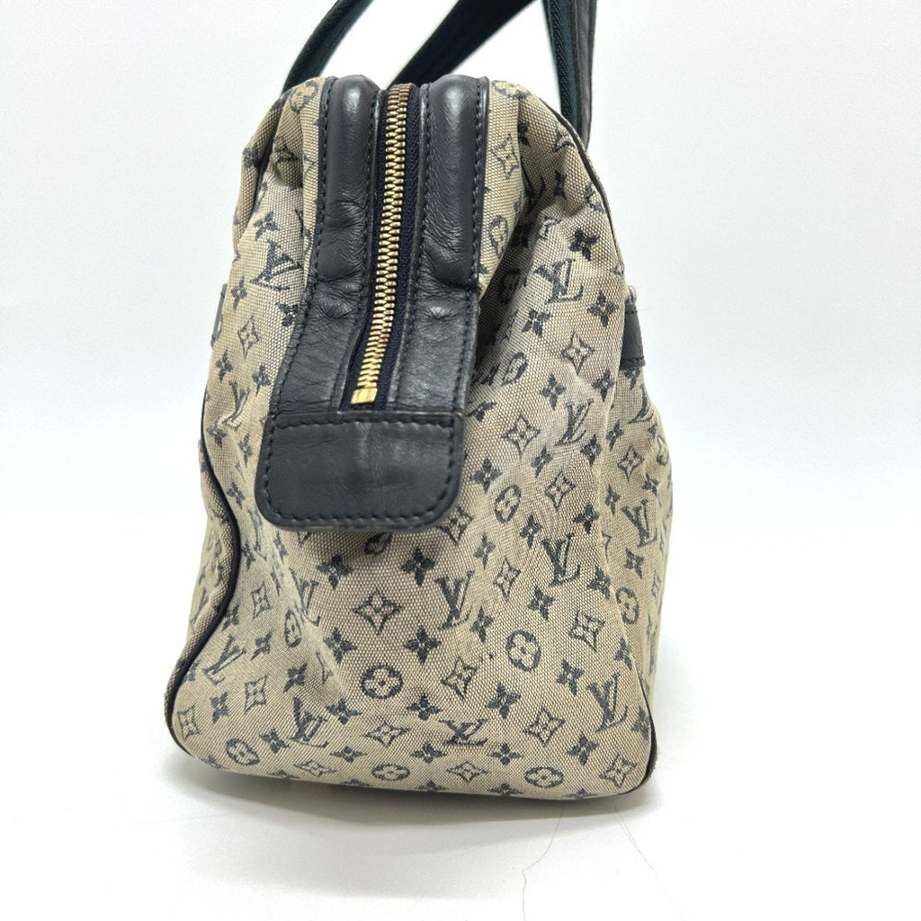 Louis Vuitton Galle Monogram Navy Monogram Mini Boston Bag Handbag (Pre-Owned)