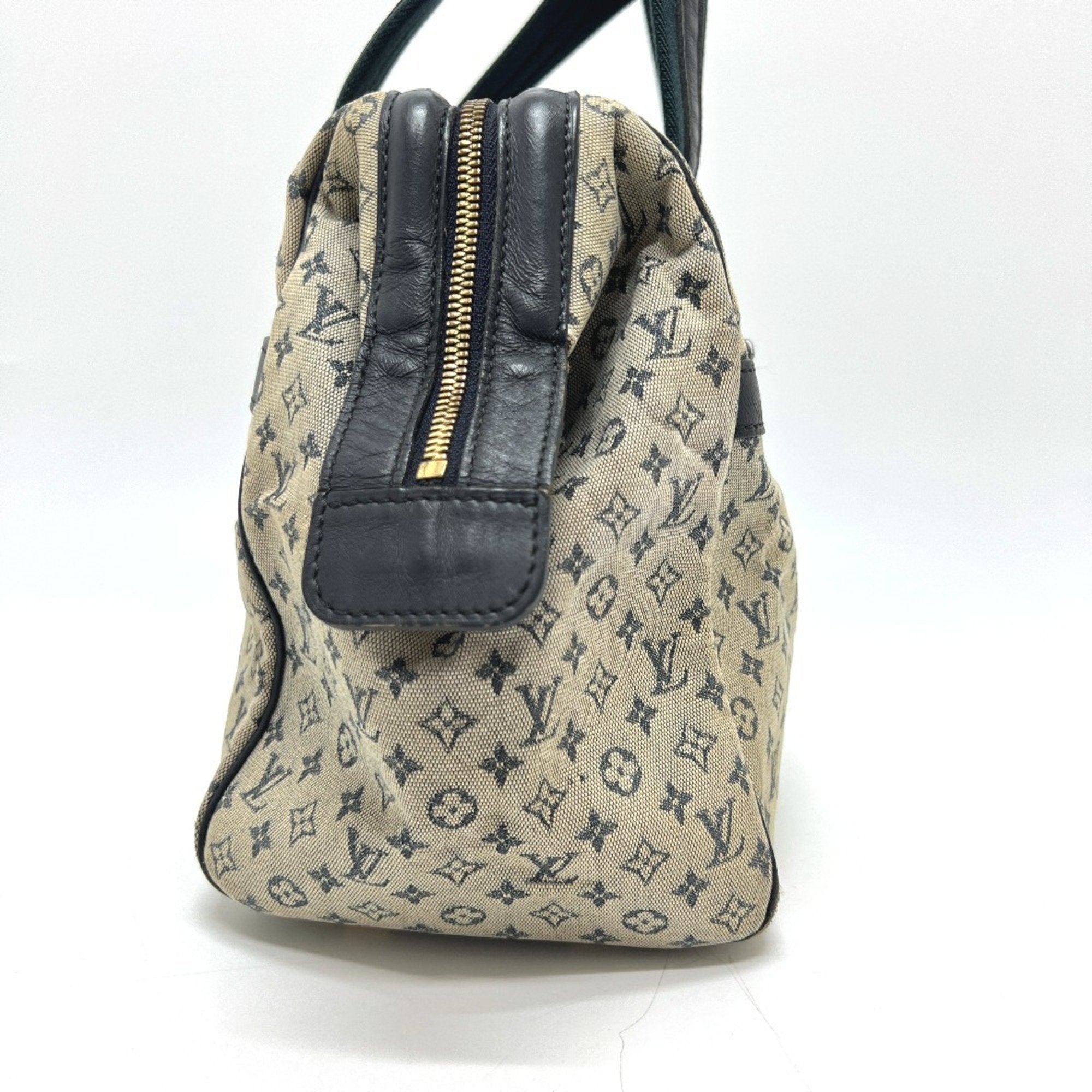 Louis Vuitton Galle Monogram Navy Monogram Mini Boston Bag Handbag (Pre-Owned)