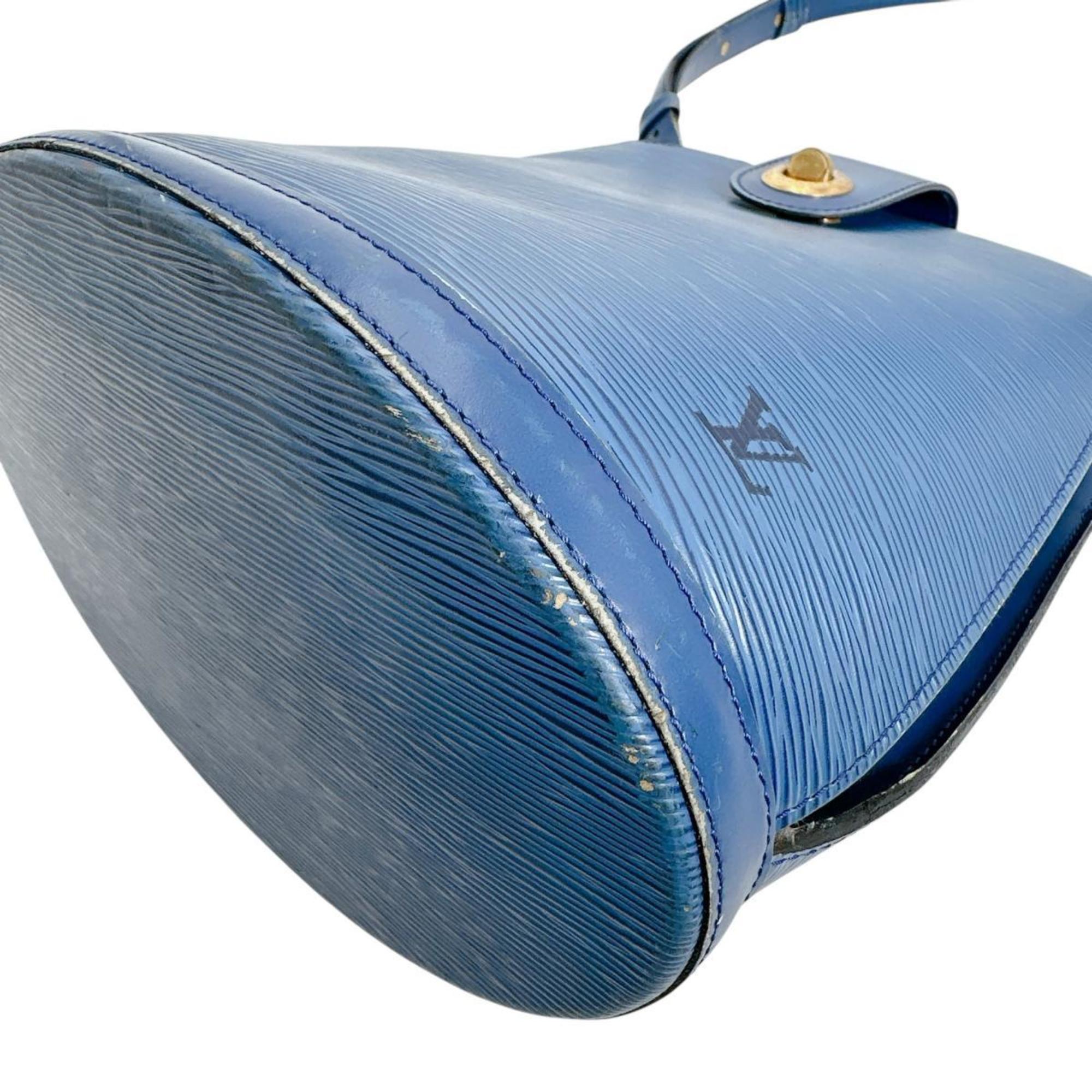Louis Vuitton Blue Epi Leather Shoulder Bag (Pre-Owned)