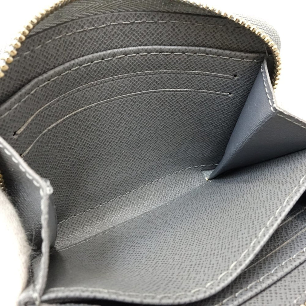Louis Vuitton Gray Denim Coin Purse/Coin Case (Pre-Owned)